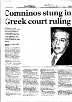 Cominos stung in greek court ruling